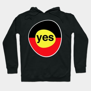 Yes to The Voice to Parliament Referendum Australia Aboriginal and Torres Straight Islander Hoodie